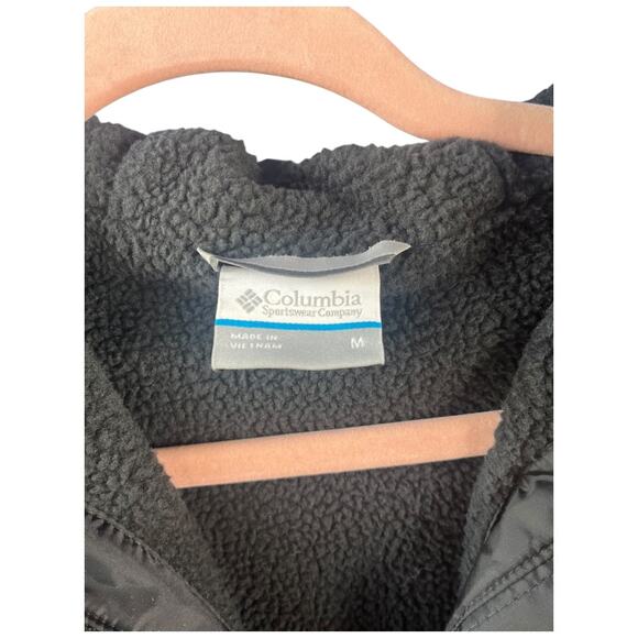 Columbia Switchback II black sherpa lined winter jacket hooded Medium - Picture 8 of 8